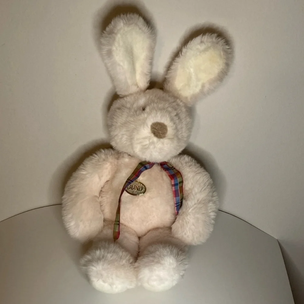 GUND Floppy ears bunny rabbit pale pink excellent condition vintage 1991 NWT
